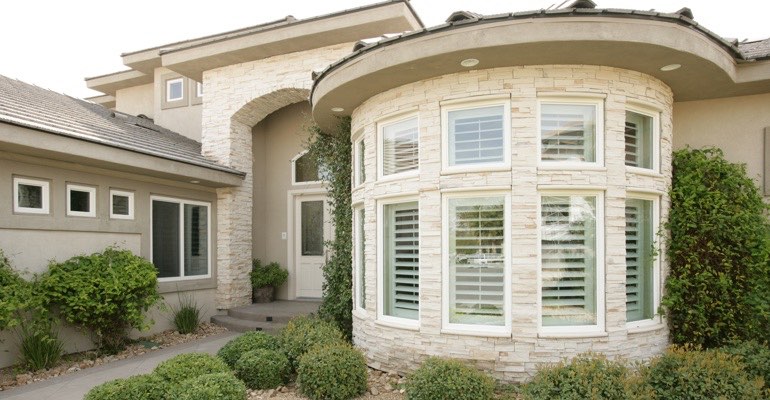 Exterior view of shutters Destin home